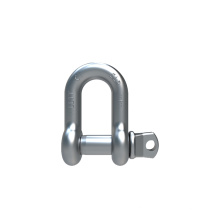 high strength drop forged lifting screw pin chain  Screw Pin Dee Shackle Screw Pin Bow Shackle